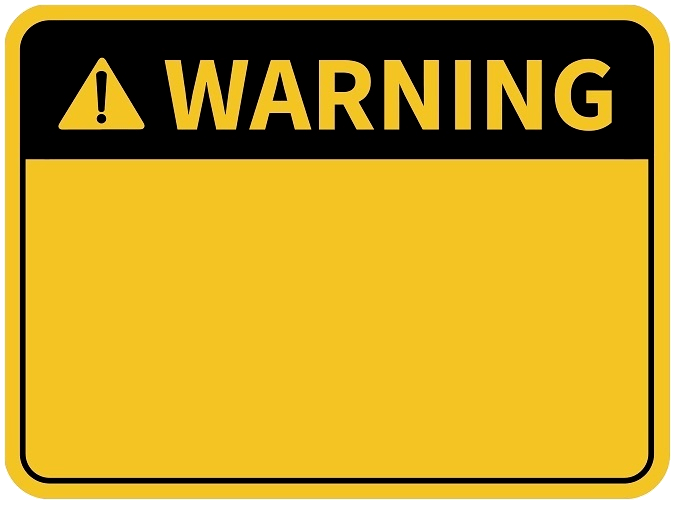 warning sign